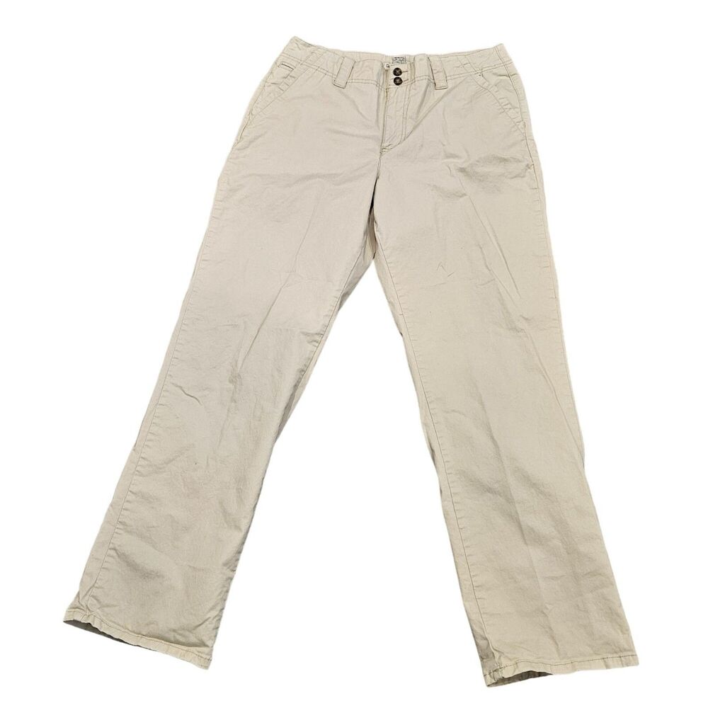 Duck Head Women's Khaki Chino Buttoned Pants Size 14